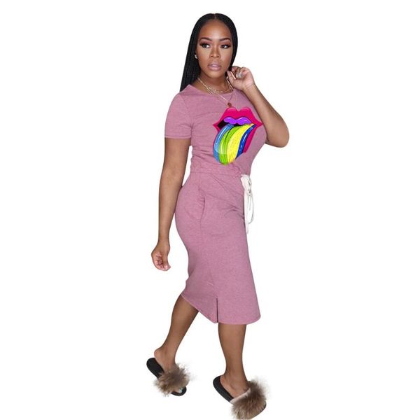 party dresses midi dress women fashion o collar short sleeve cartoon lips print elasticity casual office pockets vestido, White;black
party dresses midi dress women fashion o collar short sleeve cartoon lips print elasticity casual office pockets vestido, White;black