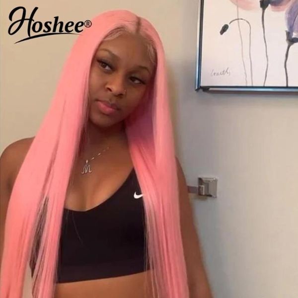 pink human hair wig straight lace front wigs for black women brazilian remy transparent 180% density1, Black;brown
pink human hair wig straight lace front wigs for black women brazilian remy transparent 180% density1, Black;brown