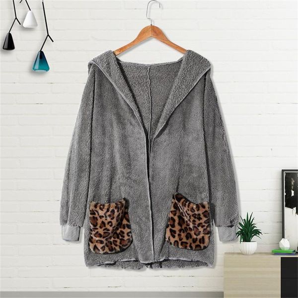 women's fur & faux harajuku casual leopard patchwork pockets oversized fuzzy hooded outerwear lamb hair coat zipper vintage clothes 6, Black
women's fur & faux harajuku casual leopard patchwork pockets oversized fuzzy hooded outerwear lamb hair coat zipper vintage clothes 6, Black