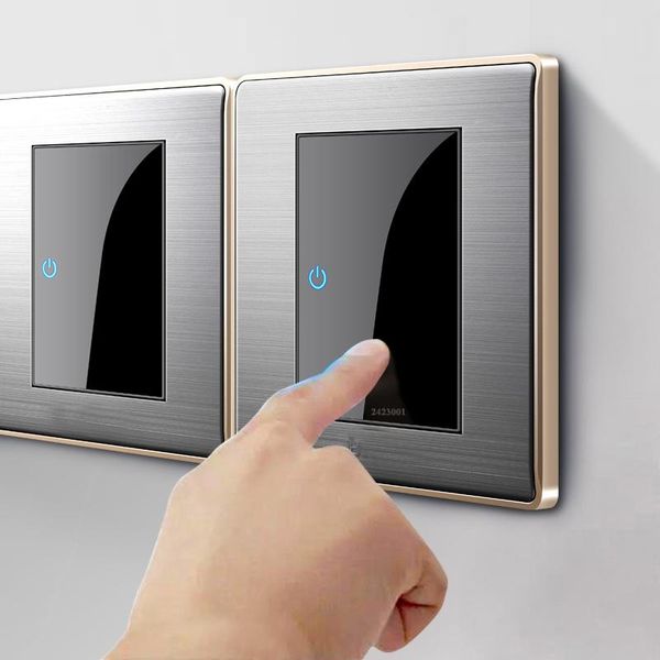 smart home control 86 type1 2 3 4gang 1 way household switch eu fr uk socket wall with led stainless steel mirror reset switches 86*86mm
smart home control 86 type1 2 3 4gang 1 way household switch eu fr uk socket wall with led stainless steel mirror reset switches 86*86mm