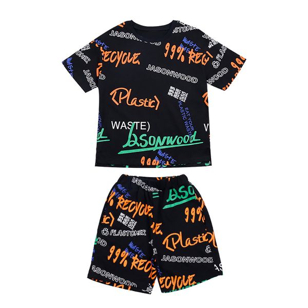 new design good quality factory price fashion selling childrens loose letter print short sleeves two-piece suit, White
new design good quality factory price fashion selling childrens loose letter print short sleeves two-piece suit, White