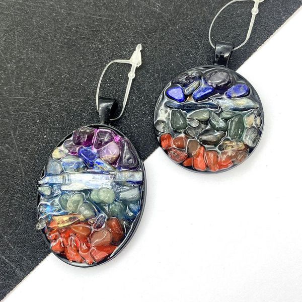 charms oval natural stone pendant necklace colorful hemming jewelry diy making bracelet accessories supplies charm, Bronze;silver
charms oval natural stone pendant necklace colorful hemming jewelry diy making bracelet accessories supplies charm, Bronze;silver