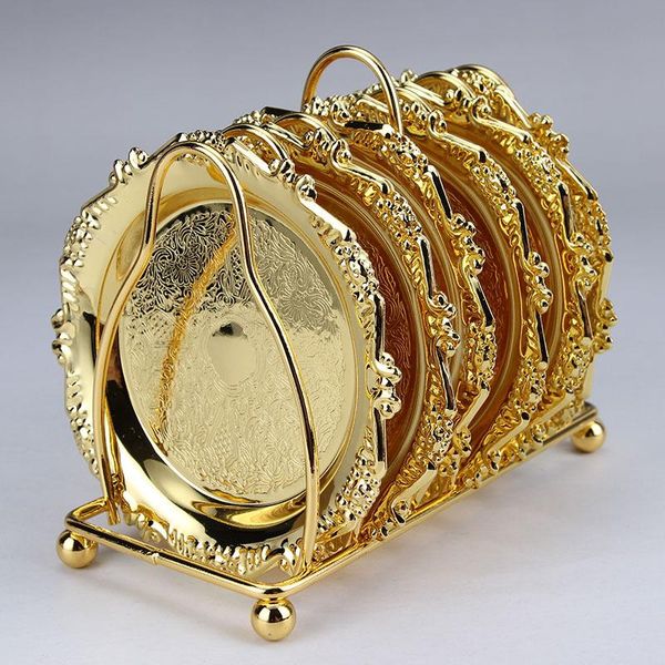 kitchen storage & organization 6pcs/set metal serving tray party fruit food coffee gold decoration supply
kitchen storage & organization 6pcs/set metal serving tray party fruit food coffee gold decoration supply