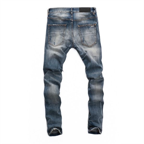 patches detail biker fit jeans men slim motorcycle for mens vintage distressed denim jean pants gokg svpt pyw, Blue
patches detail biker fit jeans men slim motorcycle for mens vintage distressed denim jean pants gokg svpt pyw, Blue