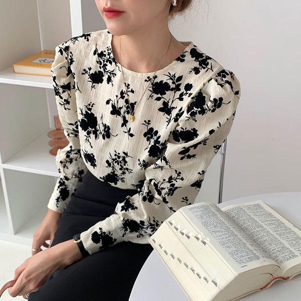 blouses korea style vintage spring summer autumn selling women's fashion casual ladies print shirts tqdh yssv, White
blouses korea style vintage spring summer autumn selling women's fashion casual ladies print shirts tqdh yssv, White