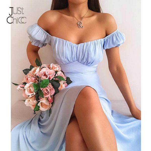 justchicc off shoulder short sleeves dress women puff bow zipper a line midi beach wear holiday elegant dresses casual, Black;gray
justchicc off shoulder short sleeves dress women puff bow zipper a line midi beach wear holiday elegant dresses casual, Black;gray