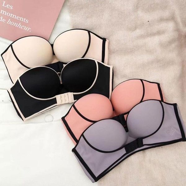 bras women invisible strapless underwear front and behind buckle lingerie seamless gather bralette wedding dress 1pcs, Red;black
bras women invisible strapless underwear front and behind buckle lingerie seamless gather bralette wedding dress 1pcs, Red;black