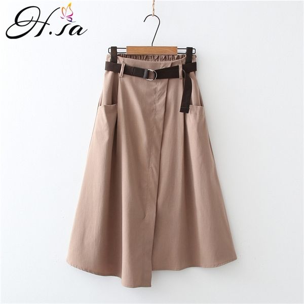 preppy style girls women spring summer fashion solid black split high waist tunic long a-line skirts jupe longue femme 210430
preppy style girls women spring summer fashion solid black split high waist tunic long a-line skirts jupe longue femme 210430