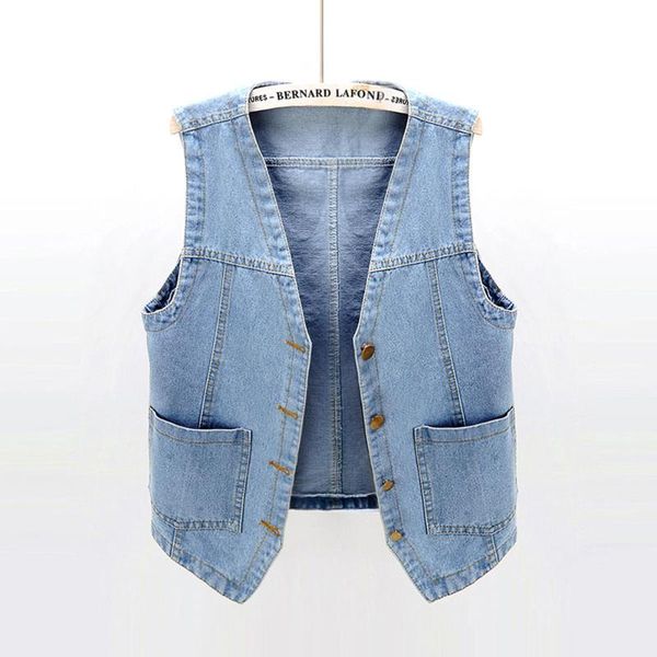 women's vests plus size denim jacket vest for women sleeveless fashion slim waistcoat single-breasted female t-shirt outside clothes, Black;white
women's vests plus size denim jacket vest for women sleeveless fashion slim waistcoat single-breasted female t-shirt outside clothes, Black;white