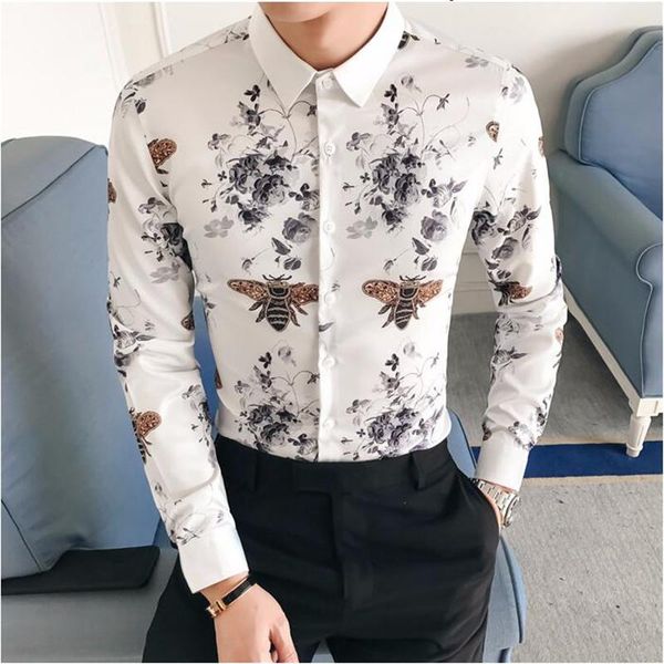 men's casual shirts men brand plus size -6xl 2021 luxury print long sleeve shirt fashion slim fit social tuxedo baroque party, White;black
men's casual shirts men brand plus size -6xl 2021 luxury print long sleeve shirt fashion slim fit social tuxedo baroque party, White;black