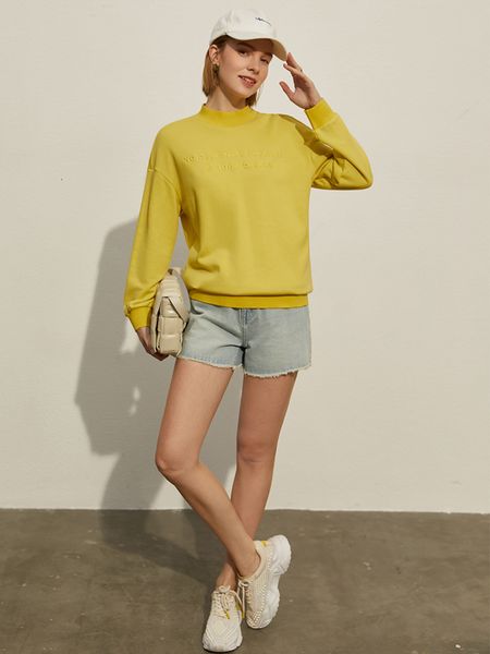 women's hoodies & sweatshirts minimalista moda primavera bordado moletom feminino casual gola alta letras sólida pulôver 12140052 m533, Black
women's hoodies & sweatshirts minimalista moda primavera bordado moletom feminino casual gola alta letras sólida pulôver 12140052 m533, Black