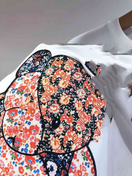 luxury design chao21 g family cartoon splicing bear short sleeve t-shirt embroidered letter round neck loose casual men's and women, White
luxury design chao21 g family cartoon splicing bear short sleeve t-shirt embroidered letter round neck loose casual men's and women, White