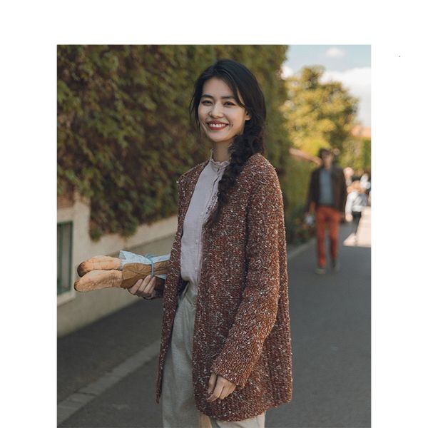sweater spring autumn fasgion thick needle mixture color gauze v-neck vintage literary cardigan fmk2, White;black
sweater spring autumn fasgion thick needle mixture color gauze v-neck vintage literary cardigan fmk2, White;black