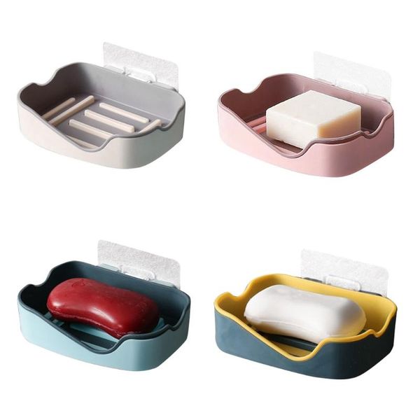 soap dishes double layer rack no drilling wall mounted sponge drain holder dish self adhesive box bathroom acces
soap dishes double layer rack no drilling wall mounted sponge drain holder dish self adhesive box bathroom acces