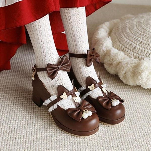 dress shoes pxelena kawaii lolita princess jk uniform school student cosplay mary janes women butterfly-knot pearl ruffles heeled pump, Black
dress shoes pxelena kawaii lolita princess jk uniform school student cosplay mary janes women butterfly-knot pearl ruffles heeled pump, Black
