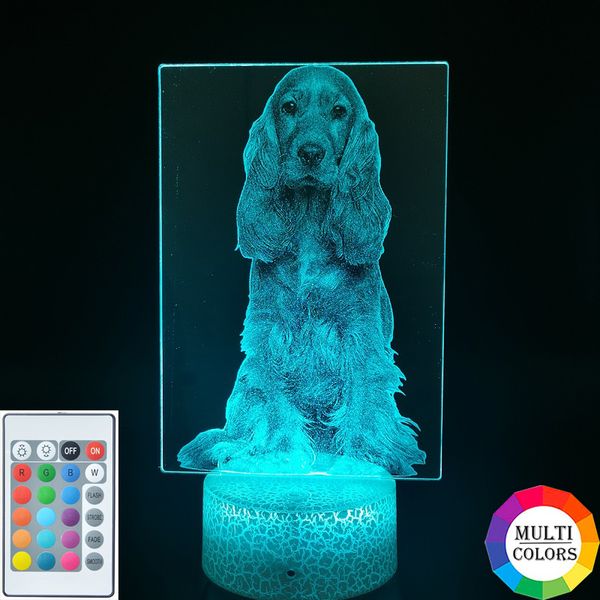 usb 3d picture lamp acrylic pet dog night sensor light led english cocker spaniel nightlight atmosphere decor kids birthday gift
usb 3d picture lamp acrylic pet dog night sensor light led english cocker spaniel nightlight atmosphere decor kids birthday gift