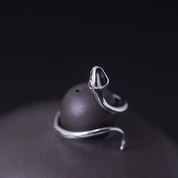 cluster rings 925 silver simple creative design snake ring men and women fashion personality animal jewelry adjustable size, Golden;silver
cluster rings 925 silver simple creative design snake ring men and women fashion personality animal jewelry adjustable size, Golden;silver
