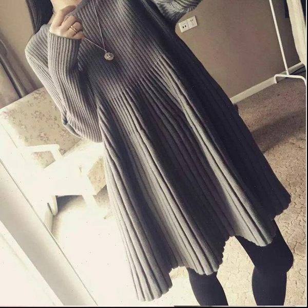autumn womens dresses winter women fashion l 3xl lady sweater bottoming long sleeved dress 200 kg medium length knitted female, Black;gray
autumn womens dresses winter women fashion l 3xl lady sweater bottoming long sleeved dress 200 kg medium length knitted female, Black;gray