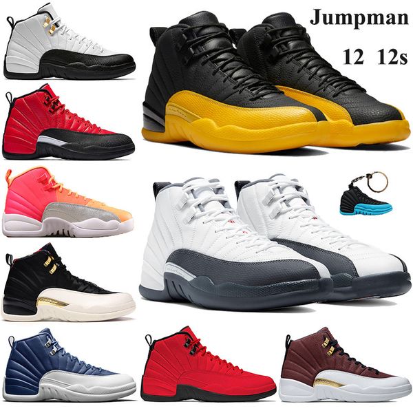 12 12s basketball shoes jumpman men women athleitc sneakers indigo university gold reverse flu game trainers with keychain
12 12s basketball shoes jumpman men women athleitc sneakers indigo university gold reverse flu game trainers with keychain