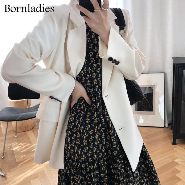 women's suits & blazers bornladies office ladies loose blazer suit 2021 stylish single breasted female oversized jacket women full slee, White;black
women's suits & blazers bornladies office ladies loose blazer suit 2021 stylish single breasted female oversized jacket women full slee, White;black