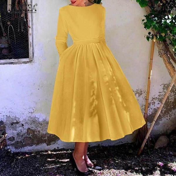 casual dresses 2022 elegant women dress spring autumn midi solid long sleeve sundress oversized female a-line party robe, Black;gray
casual dresses 2022 elegant women dress spring autumn midi solid long sleeve sundress oversized female a-line party robe, Black;gray