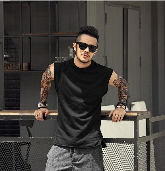 men' tank qiwn 2021 explosive round neck t-shirt sleeveless clothing white gym accessories men mens, White;black
men' tank qiwn 2021 explosive round neck t-shirt sleeveless clothing white gym accessories men mens, White;black