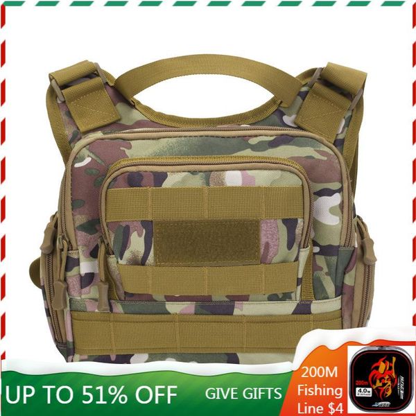 backpack tactics shoulder bag outdoor multi-function fishing bags camouflage tactical chest casual & sports
backpack tactics shoulder bag outdoor multi-function fishing bags camouflage tactical chest casual & sports
