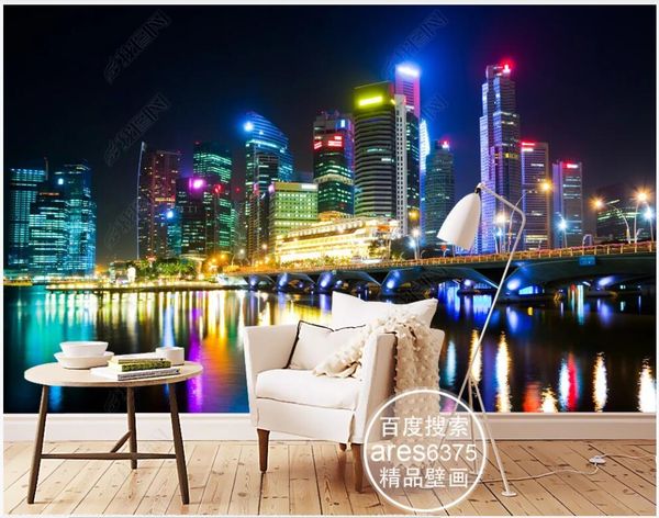 wallpapers 3d po wallpaper custom mural city night view neon lights bridge high-rise buildings wall murals in the living room
wallpapers 3d po wallpaper custom mural city night view neon lights bridge high-rise buildings wall murals in the living room