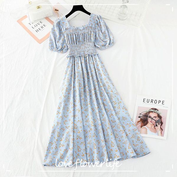elegant square collar chiffon print floral dress women summer ruffle elastic waist long dress a line short sleeve party vestidos 210521, Black;gray
elegant square collar chiffon print floral dress women summer ruffle elastic waist long dress a line short sleeve party vestidos 210521, Black;gray