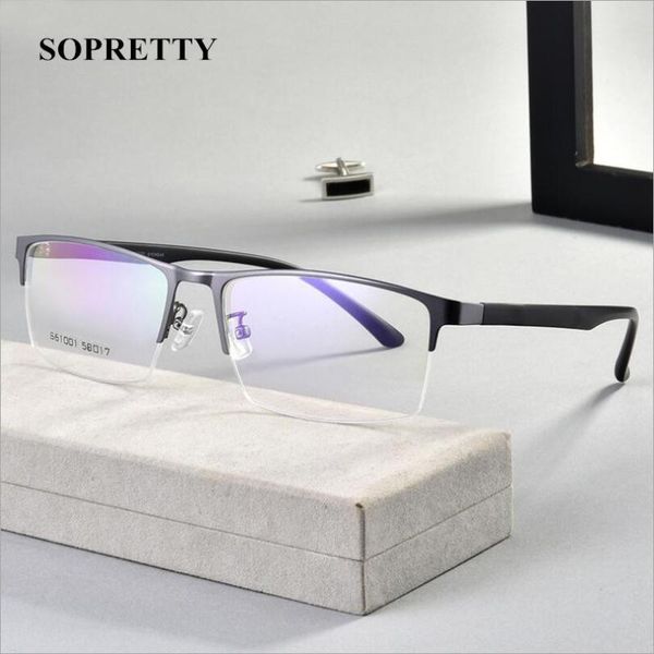 fashion sunglasses frames ultralight men's half frame metal steel optical glasses for myopia ,prescription eyewear business males, Black
fashion sunglasses frames ultralight men's half frame metal steel optical glasses for myopia ,prescription eyewear business males, Black