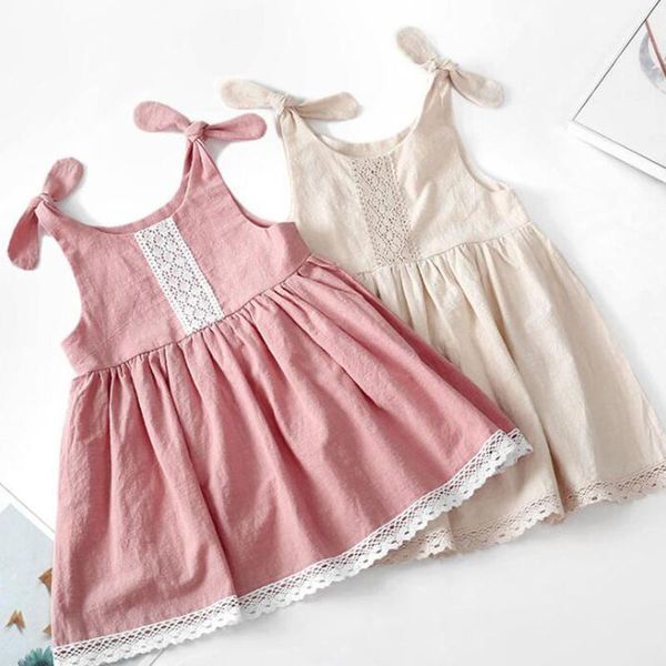 girl's dresses summer children clothing baby girls princess dress lace stitching cotton linen sleeveless kids party, Red;yellow
girl's dresses summer children clothing baby girls princess dress lace stitching cotton linen sleeveless kids party, Red;yellow