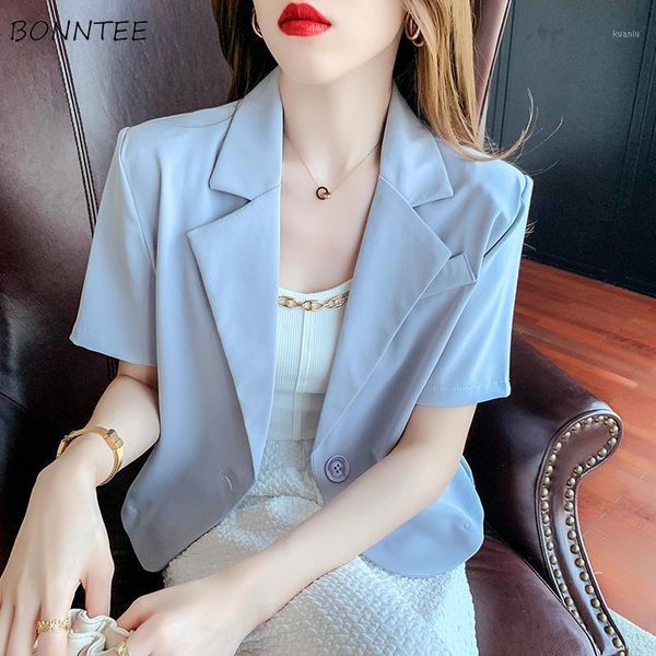 women's suits & blazers women casual office lady single button elegant solid summer short sleeve business harajuku all-match ulzzang fa, White;black
women's suits & blazers women casual office lady single button elegant solid summer short sleeve business harajuku all-match ulzzang fa, White;black