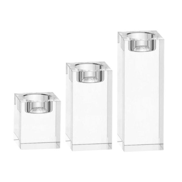 3pcs romantic wedding crystal candlesticks dining table candleholders decors candle holders 
3pcs romantic wedding crystal candlesticks dining table candleholders decors candle holders
