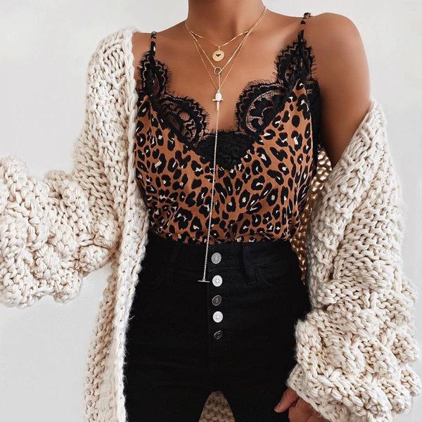 women's blouses & shirts fashion womens summer camis leopard patchwork lace vest tank ladies strappy blouse shirt female camis, White
women's blouses & shirts fashion womens summer camis leopard patchwork lace vest tank ladies strappy blouse shirt female camis, White