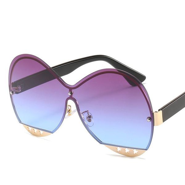 sunglasses round women 2021 oversized fashionable rimless sun glasses eyewear uv400 shades gafas de sol mujer, White;black
sunglasses round women 2021 oversized fashionable rimless sun glasses eyewear uv400 shades gafas de sol mujer, White;black