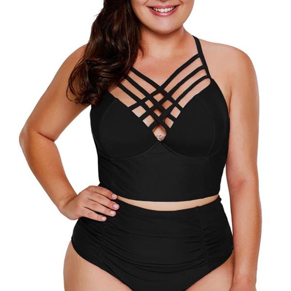 women's swimwear large size 4xl women plus bikini set swimsuit halter push up s-5xl beach bathing suit, White;black
women's swimwear large size 4xl women plus bikini set swimsuit halter push up s-5xl beach bathing suit, White;black