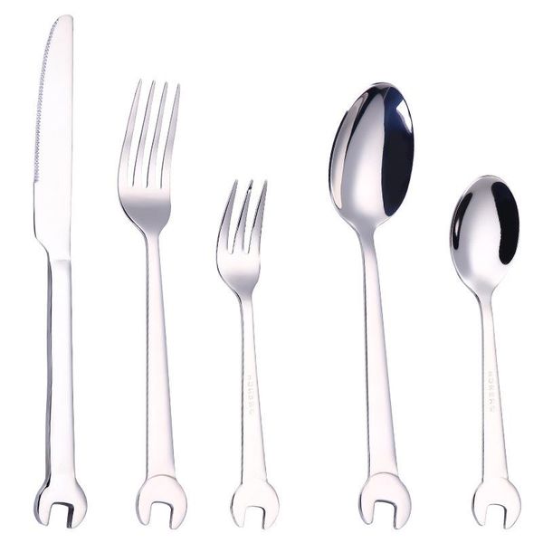 forks fork knife creative durable gadjet kitchen tool 1pc stainless steel wrench shape strring spoon steak supplies
forks fork knife creative durable gadjet kitchen tool 1pc stainless steel wrench shape strring spoon steak supplies
