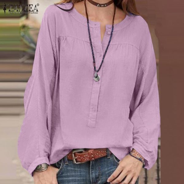 women's blouses & shirts women work ol pullover blouse spring o neck solid plain shirt casual long puff sleeve button down femal, White
women's blouses & shirts women work ol pullover blouse spring o neck solid plain shirt casual long puff sleeve button down femal, White