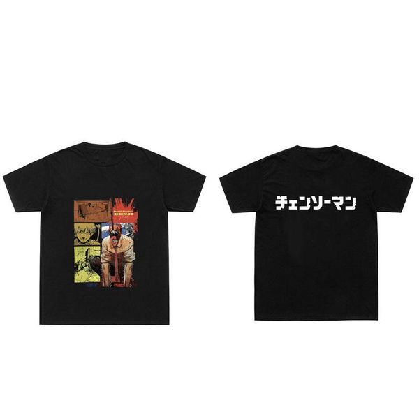 men's t-shirts anime chainsaw man super cool print tshirt summer men women japanese trend style t shirts hipster short sleeve tees, White;black
men's t-shirts anime chainsaw man super cool print tshirt summer men women japanese trend style t shirts hipster short sleeve tees, White;black
