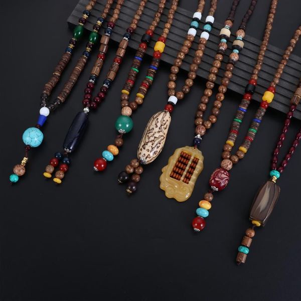 pendant necklaces vintage nepal buddhist mala bead necklace horn fish ethnic wooden long handmade jewelry lucky gift, Silver
pendant necklaces vintage nepal buddhist mala bead necklace horn fish ethnic wooden long handmade jewelry lucky gift, Silver