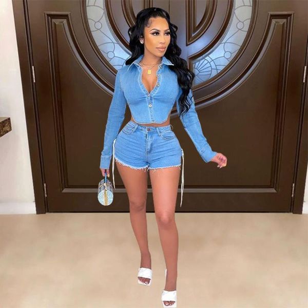 women's tracksuits women denim two 2 piece set classic backless crop and lace up shorts matching outfits streetwear jean tracksuit, Gray
women's tracksuits women denim two 2 piece set classic backless crop and lace up shorts matching outfits streetwear jean tracksuit, Gray
