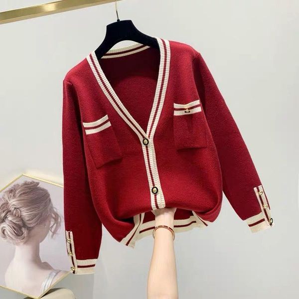 women's knits & tees v-neck casual knit plaid cardigan sweater long sleeve single-breasted coats pearl cropped, White
women's knits & tees v-neck casual knit plaid cardigan sweater long sleeve single-breasted coats pearl cropped, White