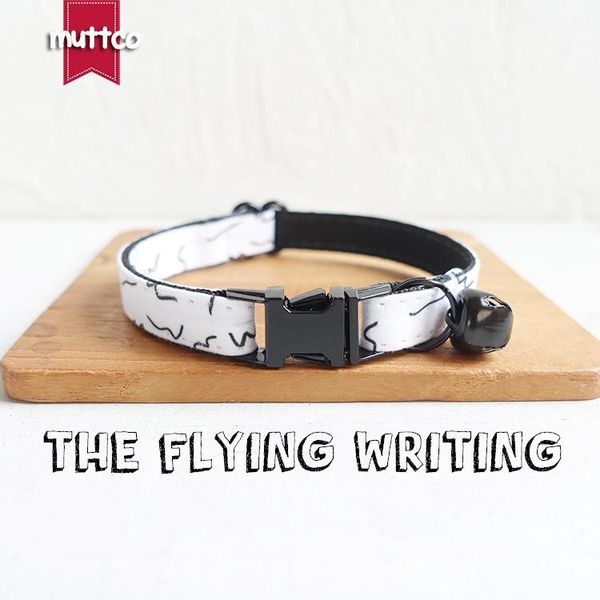 cat collars & leads 10pcs/lot muttco retail with black metal buckle collar for the flying writing design 2 sizes ucc088h
cat collars & leads 10pcs/lot muttco retail with black metal buckle collar for the flying writing design 2 sizes ucc088h