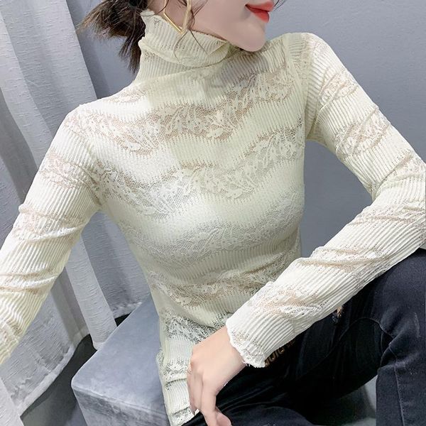 women's blouses & shirts autumn and winter lace bottomed shirt versatile high collar long sleeve slim fit inner small mall goth, White
women's blouses & shirts autumn and winter lace bottomed shirt versatile high collar long sleeve slim fit inner small mall goth, White