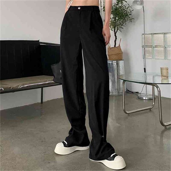 women's pants & capris new minimalist plus size solid straight summer thin ol casual high waist women bottoms loose trousers z, Black;white
women's pants & capris new minimalist plus size solid straight summer thin ol casual high waist women bottoms loose trousers z, Black;white