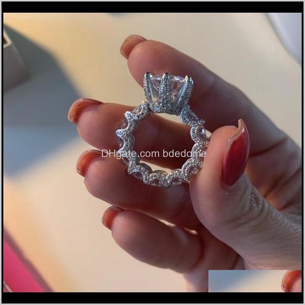 drop delivery 2021 vintage couple promise ring 925 sterling sier bijou 10mm cz engagement wedding band rings for women men jewelry gift 8zkp, Slivery;golden
drop delivery 2021 vintage couple promise ring 925 sterling sier bijou 10mm cz engagement wedding band rings for women men jewelry gift 8zkp, Slivery;golden