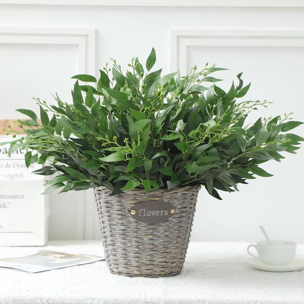 artificial plants willow leaves branches home garden decoration fake silk eucalyptus grass wedding decors decorative flowers & wreaths
artificial plants willow leaves branches home garden decoration fake silk eucalyptus grass wedding decors decorative flowers & wreaths