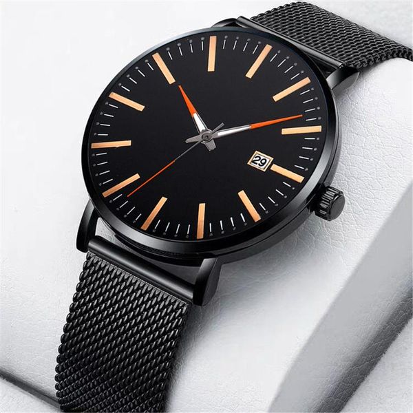 wristwatches 2021 minimalist men's watch fashion ultra thin watches men business stainless steel mesh belt quartz clock relogio masculi, Slivery;brown
wristwatches 2021 minimalist men's watch fashion ultra thin watches men business stainless steel mesh belt quartz clock relogio masculi, Slivery;brown
