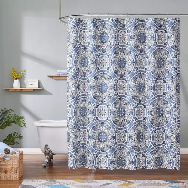 medallion printed fabric shower curtains 72" wx72" l for bathroom decorative blue and grey floral curtain bath decor
medallion printed fabric shower curtains 72" wx72" l for bathroom decorative blue and grey floral curtain bath decor