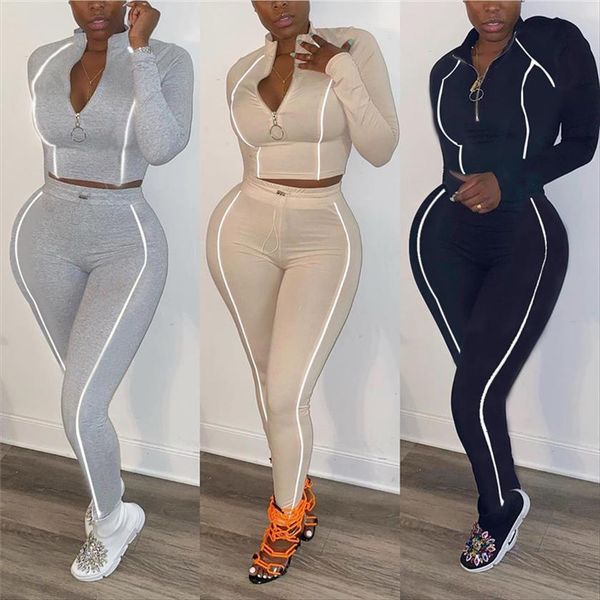 autumn winter clothing casual sports womens pants fashion skinny solid navel two piece set and tracksuit sweatsuit outfits, White
autumn winter clothing casual sports womens pants fashion skinny solid navel two piece set and tracksuit sweatsuit outfits, White